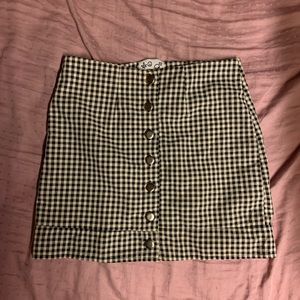 Checkered Skirt